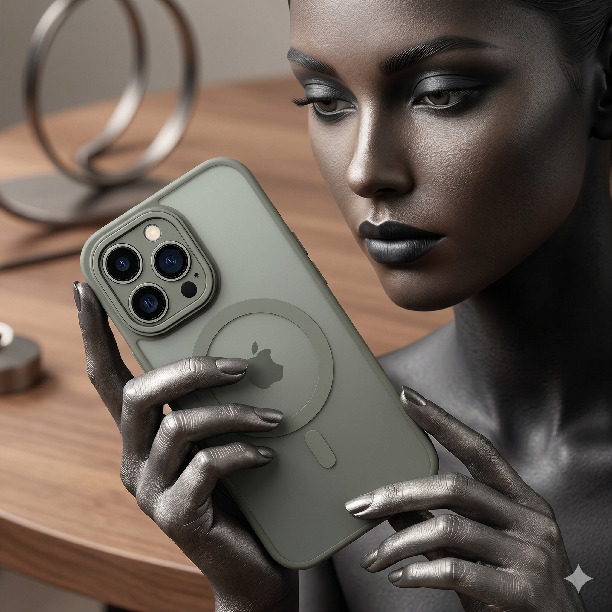 Coque iPhone Magnétique MagSafe — Protection Premium Givré Mat